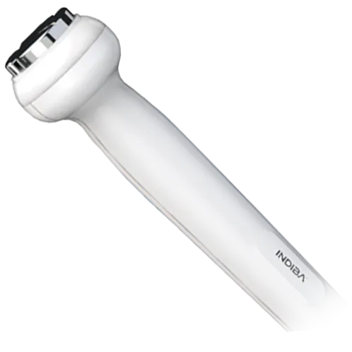 Electroporation handpiece with LED for skin hydration and nourishment.