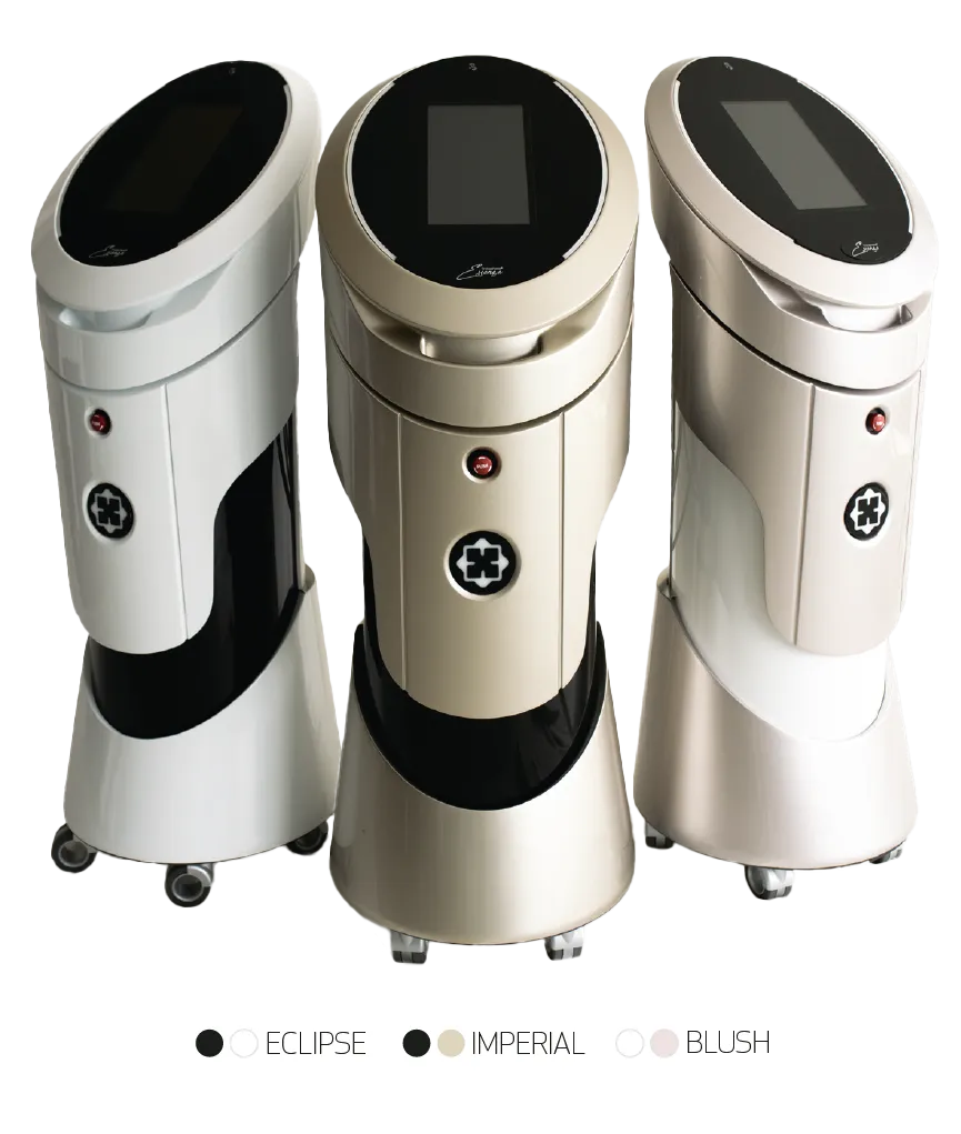 Endospheres Essenza in three colors — professional equipment for aesthetic medicine.